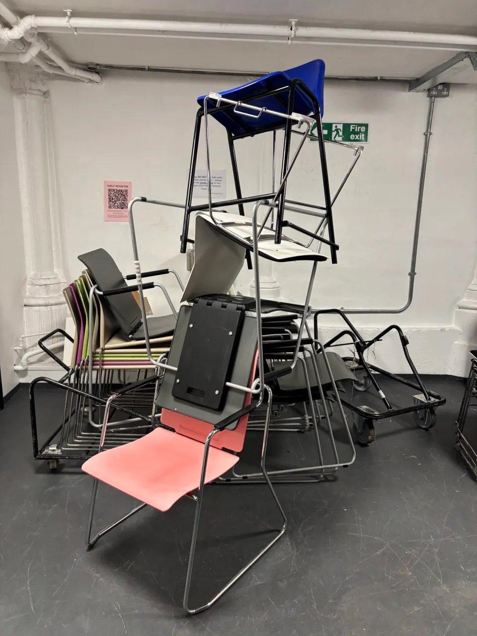 Pyramid, Office chairs, Variable dimensions, 2025 by Paul Tymoshenko